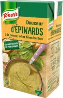 Mängden socker i Knorr Soupe Liquide Douceur d'Épinards Crème Ail et Fines Herbes Brique 4 Portions 1L