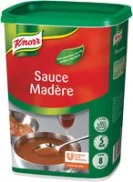 Mängden socker i Knorr Sauce Madère déshydratée 800g jusqu'à 8L