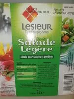 Mängden socker i Lesieur Professionnel sauce salade légère format pingouin