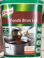 Mängden socker i Fonds Brun Lié