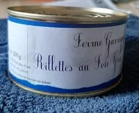 Mängden socker i Rillettes au foie gras d'oie