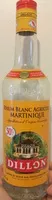 Mängden socker i Rhum blanc agricole Martinique