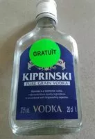 Mängden socker i Vodka Kiprinski