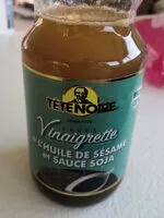 Mängden socker i Vinaigrette à l'huile de sésame et sauce soja