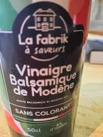Mängden socker i Vinaigre balsamique de Modène