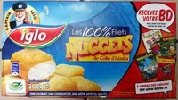 Mängden socker i Nuggets de Colin d'Alaska 100% filets