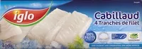 Mängden socker i Cabillaud  - 4 tranches de filet