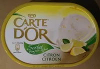 Mängden socker i Sorbet Plein Fruit Citron