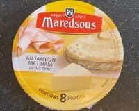 Mängden socker i Au Jambon - Light 11% - 8 portions