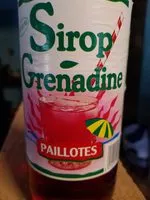 Mängden socker i Sirop Grenadine paillotes