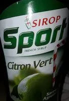 Mängden socker i Sirop Citron vert