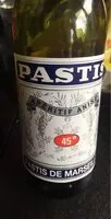 Mängden socker i Pastis de Marseille