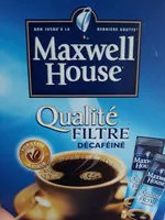 Mängden socker i maxwell house qualité filtre decaféiné