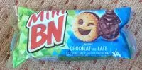 Mängden socker i Mini-Biscuits fourrés nappés chocolat au lait