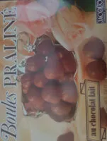 Mängden socker i boules praliné