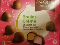 Mängden socker i Boules Crème - Chocolat noir