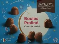 Mängden socker i Boules praliné
