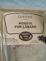 Mängden socker i Mousse pur canard