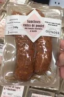 Mängden socker i Saucisse de poulet