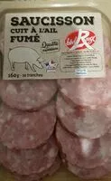 Mängden socker i Saucisson cuit à l'ail fumé