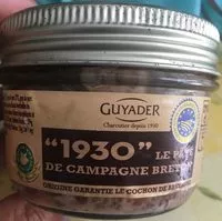 Mängden socker i Pâté de campagne