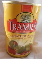 Mängden socker i Olives vertes à la pâte de poivron