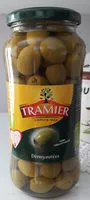 Mängden socker i Olives vertes dénoyautées