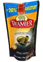 Mängden socker i Olives vertes dénoyautées