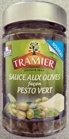 Mängden socker i Sauce aux olives façon pesto vert