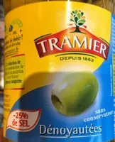 Mängden socker i Olives vertes dénoyautées -25% de sel