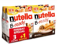 Mängden socker i Nutella B-Ready T6x4
