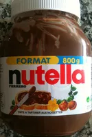 Mängden socker i Nutella