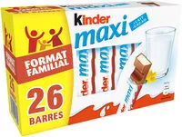 Mängden socker i Kinder Maxi