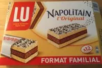 Mängden socker i Napolitain l'original