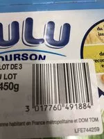 Mängden socker i Ourson fraise x3 prix choc