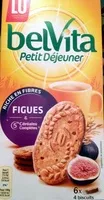 Mängden socker i Belvita figues et fibres