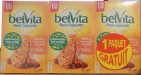 Mängden socker i belVita Petit Déjeuner Miel et Pépites de Chocolat & 5 céréales complètes