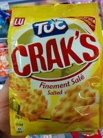 Mängden socker i Crak's finement salé