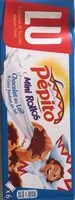 Mängden socker i Pépito Mini Rollos Chocolat au Lait & Coeur fondant au Lait