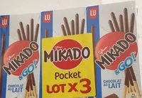 Mängden socker i Mikado chocolat au lait