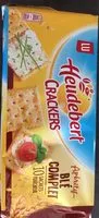 Mängden socker i Crackers au blé complet