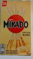 Mängden socker i Mikado chocolat blanc