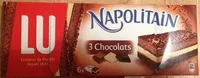 Mängden socker i Napolitain biscuits 3 chocolats
