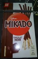 Mängden socker i Mikado chocolat noir