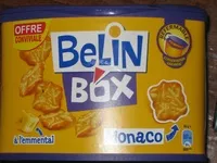 Mängden socker i Monaco à l'emmental (Belin Box)