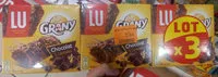 Mängden socker i Grany - Barre céréalière au chocolat
