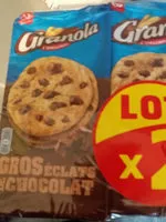 Mängden socker i Granola extra cookies chocolat