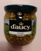 Mängden socker i Piselli finissimi