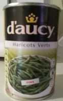 Mängden socker i Haricots verts daucy