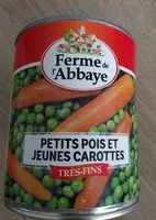Mängden socker i Petits pois et jeunes carottes très fins